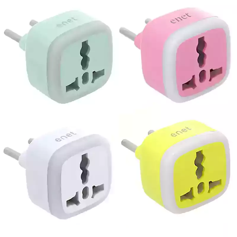 تبدیل برق 3 به 2 LED دار ای نت Enet M-03