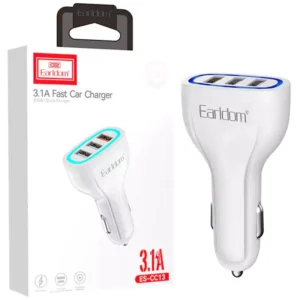 شارژر فندکی 3 پورت 2USB2.0+QC3.0 ارلدام Earldom ES-CC13