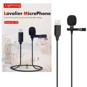 میکروفون یقه ای آیفون Lightning لاوالیر Lavalier GL-120