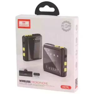 میکروفون یقه ای بی سیم دوتایی لایتنینگ Lightning ارلدام Earldom ET-MC9L