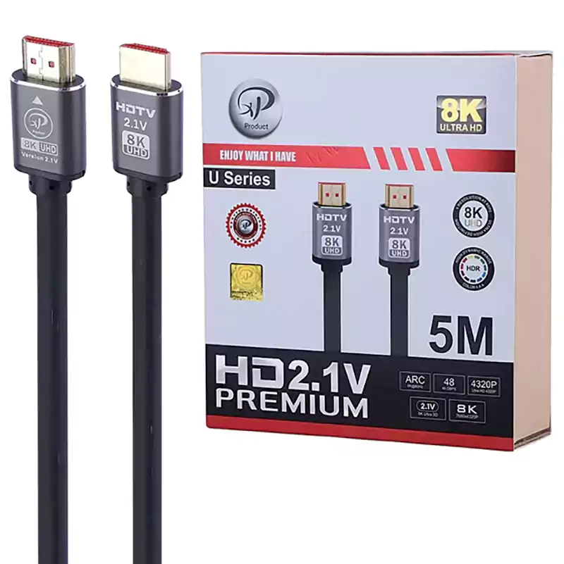 کابل 5 متری HDMI 8K ایکس پی XP پک کارتنی
