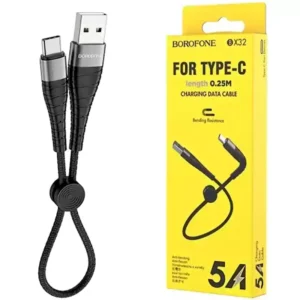 کابل شارژ تایپ سی Type-C پاور بانکی بروفون Borofone BX32