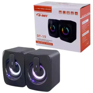اسپیکر 2 تکه RGB دار دی نت D-Net DT-19