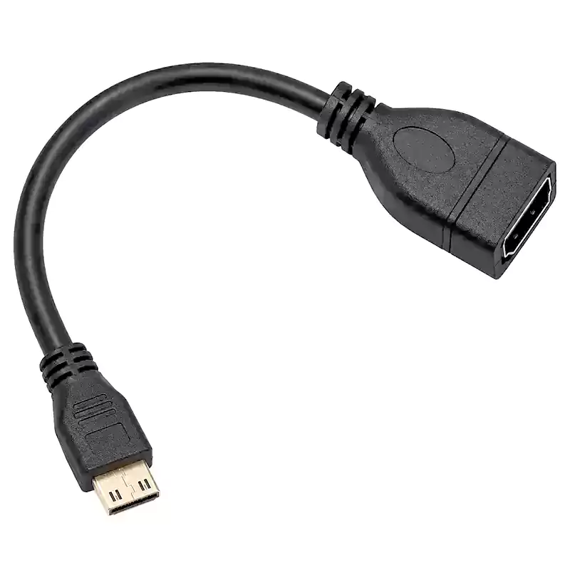 کابل تبدیل 15 سانتی Mini HDMI To HDMI کابلی
