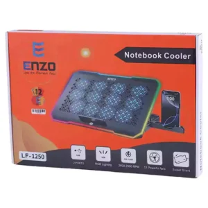 کول پد لپ تاپ گیمینگ 12 فن انزو Enzo LF-1250