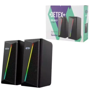اسپیکر 2 تکه RGB دار دیتکس پلاس DETEX+ DS 917