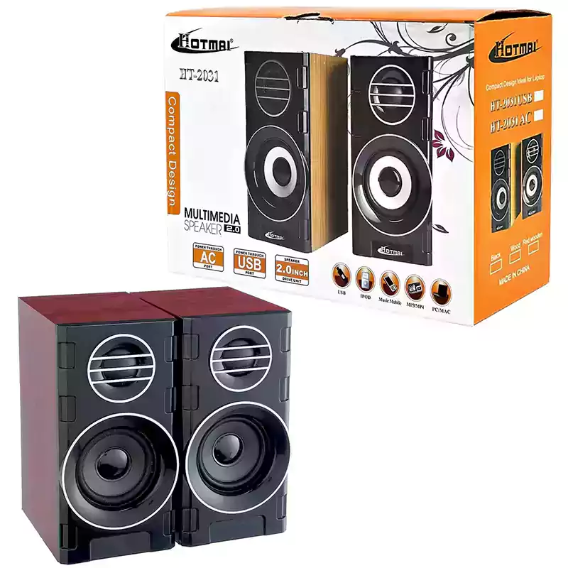 اسپیکر 2 تکه چوبی Hotmi HT-2031