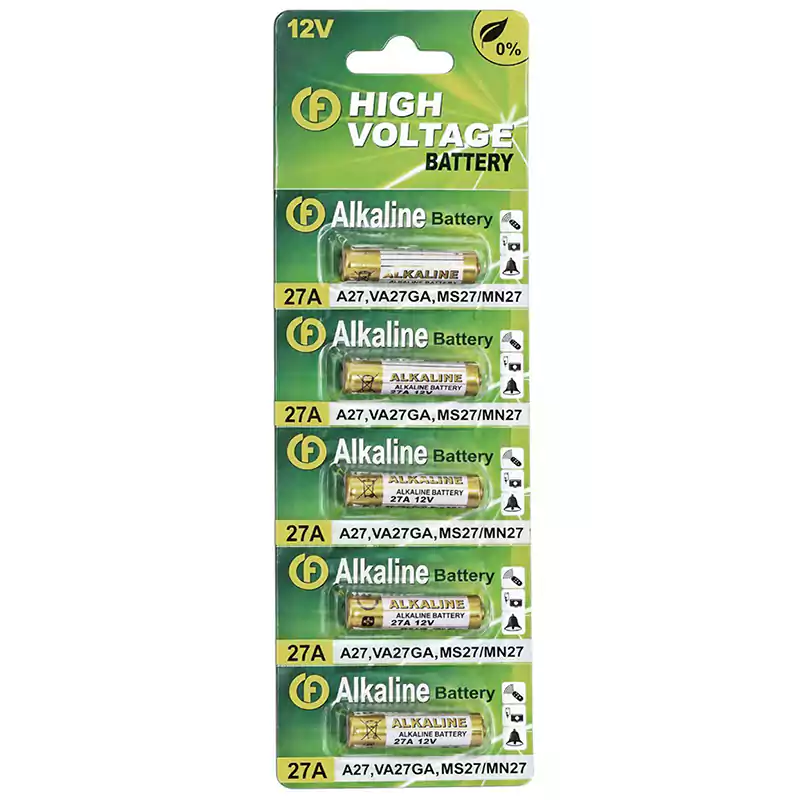 باتری ریموتی 27A آلکالاین High Voltage یک عددی