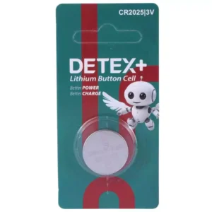 باتری سکه ای CR2025 دیتکس پلاس +DETEX کارتی