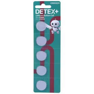 باتری سکه ای CR2032 دیتکس پلاس +DETEX یک عددی