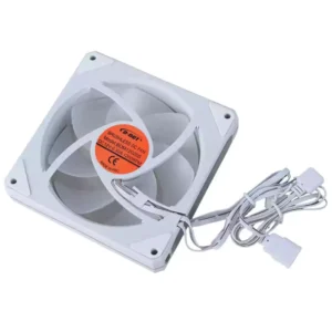 فن کیس 12*12 سانتی متر RGB دار دی نت D-NET 12025S سفید